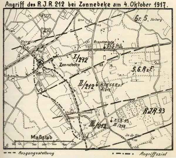 Map 1 -  October 4th 1917 (Foto: Malte Znaniecki)
